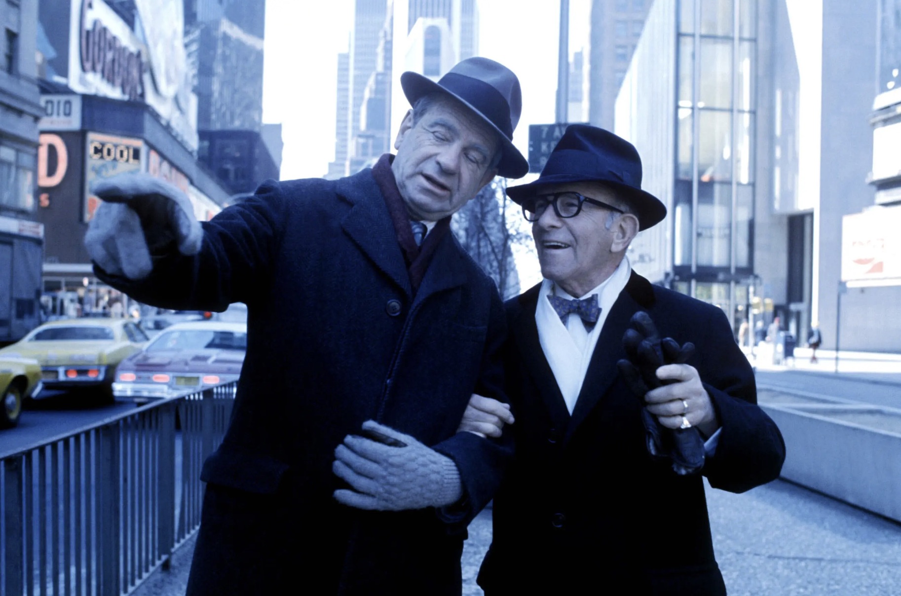 Walter Matthau and George Burns in "The Sunshine Boys" 